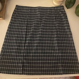 plaid skirt